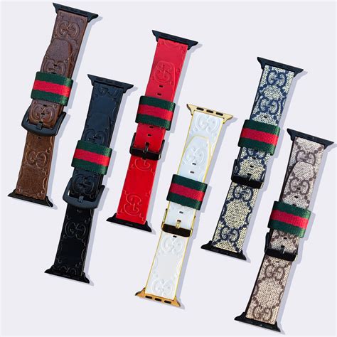 apple watch series 6 gucci strap|luxury apple watch bands gucci.